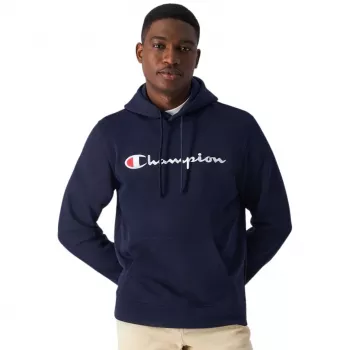 Heren Champion Legacy hoodie navy blauw maat S