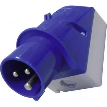 MENNEKES CEE-CARA wandstekker 16 A 3-polig 230 V 6h IP44 blauw