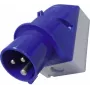 MENNEKES CEE-CARA wandstekker 16 A 3-polig 230 V 6h IP44 blauw