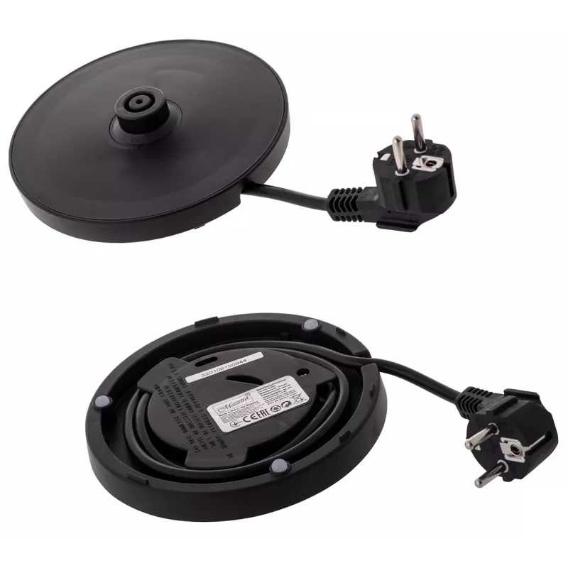 MEO glazen waterkoker 2200W 1,7L zwart MR-061-BLACK MAESTRO