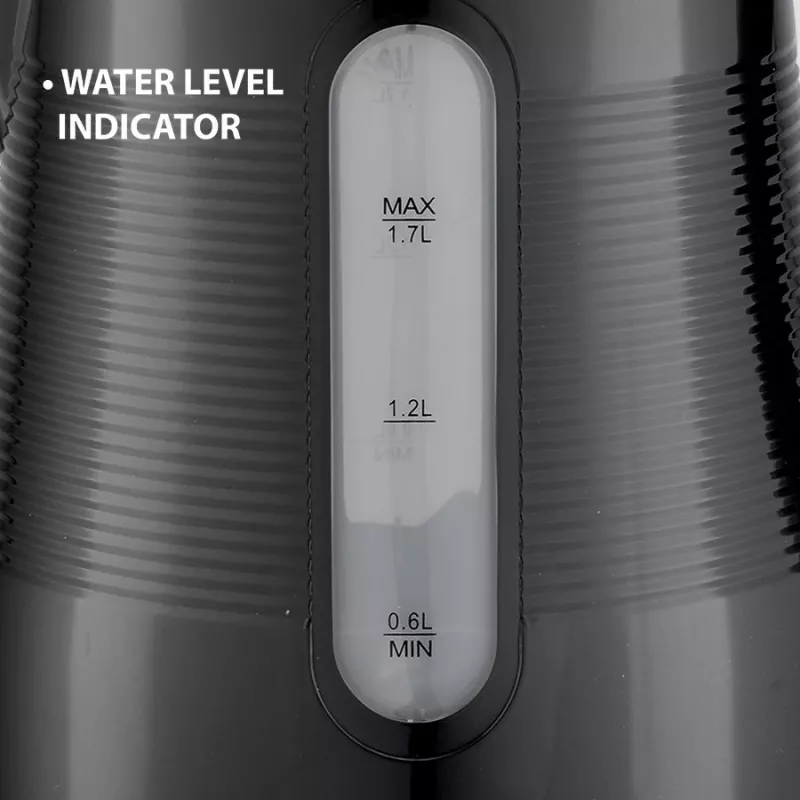 MEO Maestro waterkoker 1,7 L MR-035-BLACK, zwart