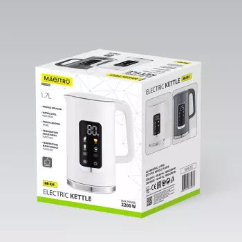MEO Maestro waterkoker met temperatuurregeling 1,7 l 2200 W wit