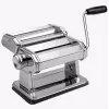MEO MR-1679 MAESTRO handmatige pastamachine - verchroomd staal, 9 dikte-instellingen, 3 pastasoorten, tafelklem