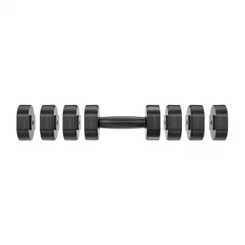 MERACH MR-2444 verstelbare dumbbells (set van 2) - 2,5-24 kg, 15 standen, draaiknop, zwart/rood