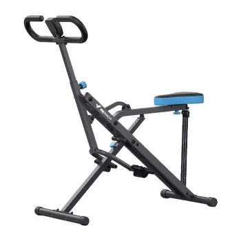 MERACH MR-R07H1 3-in-1 squat machine met LCD-monitor, opvouwbaar, zwart & rood
