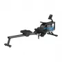 MERACH MR-R10B2 magnetische roeimachine met Bluetooth, 16 weerstandsniveaus, opvouwbaar, LCD-display, zwart