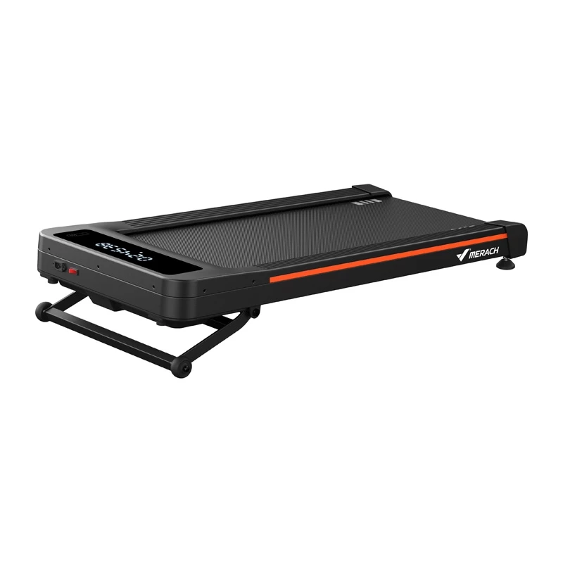 MERACH MR-T25B2 elektrische loopband met bluetooth-luidsprekers, 12 programma's, LED-display, 2,5 HP piekmotor, 12 km/u, handmatige helling, opvouwbaar