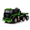 Mercedes Truck + Trailer XMX622B Groen LCD accu-aangedreven speelgoed