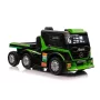 Mercedes Truck + Trailer XMX622B Groen LCD accu-aangedreven speelgoed