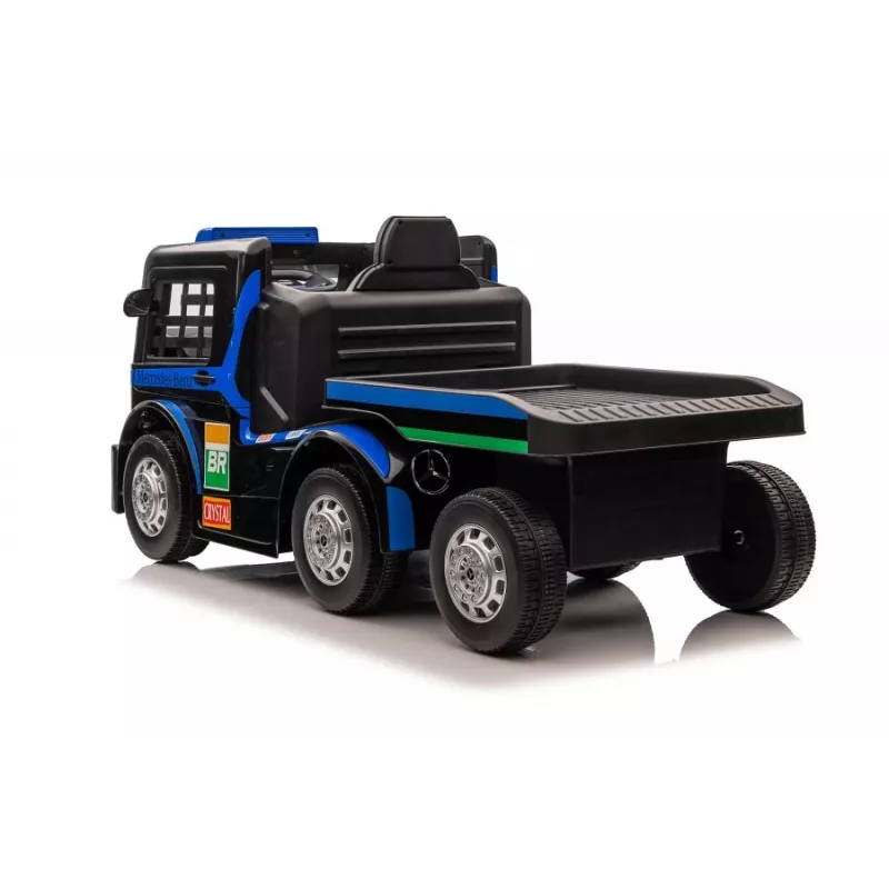 Mercedes Truck + Trailer XMX622B Marineblauw LCD accu-aangedreven speelgoed