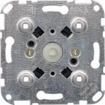 Merten 317400 System M wisselschakelaar-inzet, 2-polig, 10 AX, 250 V, inbouw, schroefklemmen, halogeenvrij