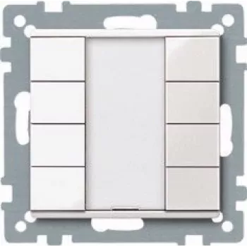 Merten 627819 wisselschakelaar-inzet, 10 A, 250 V, inbouw, grijs