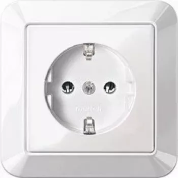 Merten MEG2301-1025 Schuko stopcontact, 16 A, inbouw, polarwit