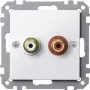 Merten MEG4350-0319 Schuko stopcontact 1-voudig polarwit glanzend