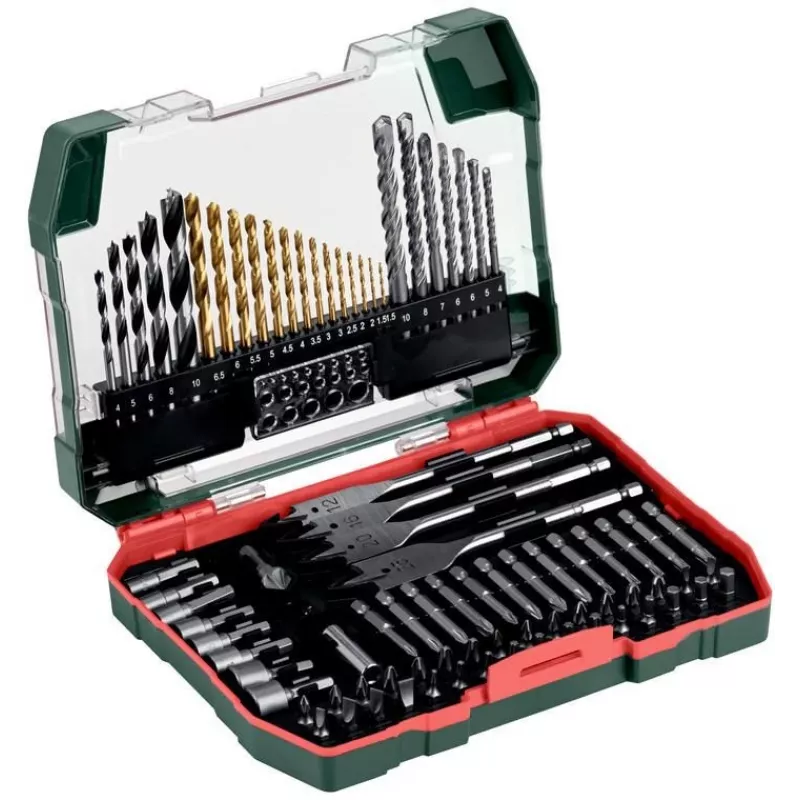 Metabo 626708000 86-delige boor- en schroevendraaier-bitset in koffer