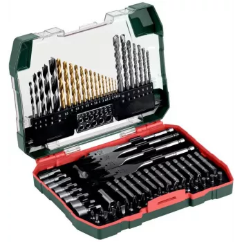 Metabo 626708000 86-delige boor- en schroevendraaier-bitset in koffer
