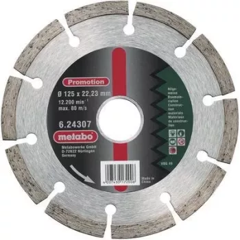 Metabo diamantschijf 624310000, 230 mm diameter, 22,23 mm boring, gesegmenteerd, universeel