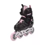 Meteor Urbo verstelbare inline skates zwart-roze maat 34-37