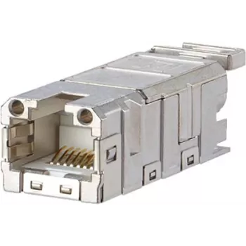 METZ BTR flensinzet RJ45 module Cat.6 afgeschermd Keystone Jack 1401100810MI