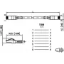 METZ CONNECT 1308451588-E 1,5m Cat6a S/FTP (S-STP) witte netwerkkabel