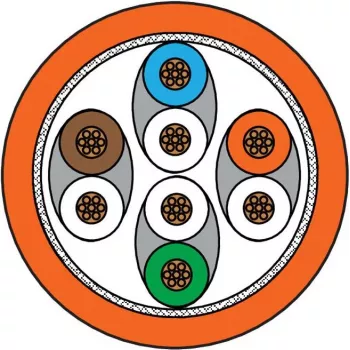METZ CONNECT 1308453001-E Cat6a SF/UTP netwerk-patchkabel 3 m oranje