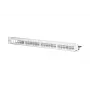METZ CONNECT 130921-00-E 1U 24-poorts afgeschermd patchpanel, Cat.6A, lichtgrijs 130921-00-E-90