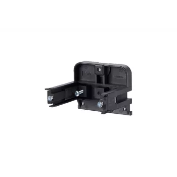 METZ CONNECT BTR 1308895510-I T-slot montagebeugel, horizontaal, voor 55 mm kabelgoot, zwart