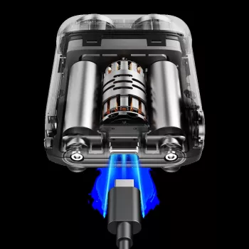 METZ MZXZ021 Traveller Shaver, Zwart