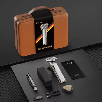 Metz Sword Shaver MZDF032 titanium goud