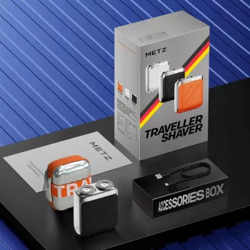 Metz Traveller Shaver, oranje
