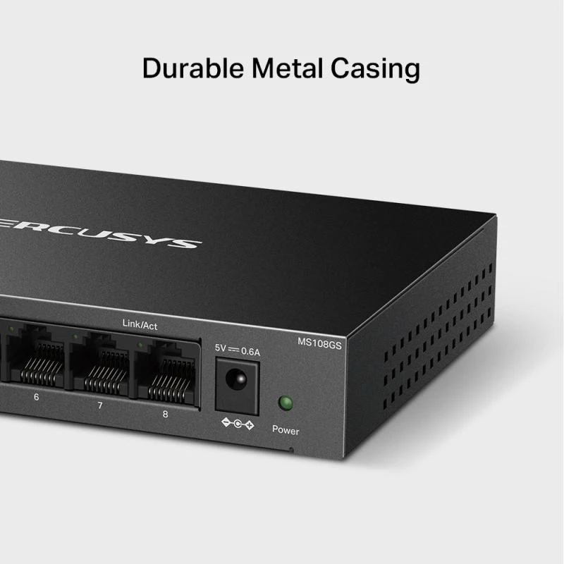 MEU Mercusys MS108G 8-poorts Gigabit desktop-switch