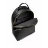 Michael Kors Hudson Small Pebbled Leather Backpack zwart 31x26x13cm