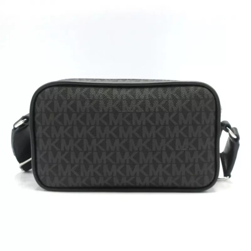 Michael Kors Jet Set crossbodytas zwart Signature coated canvas 35R5S2BC0BBLA