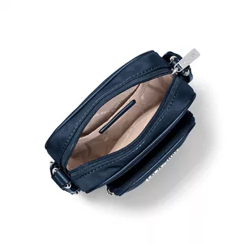 Michael Kors Jet Set crossbody tas navy saffiano leer 35T5S5FC5CNAV