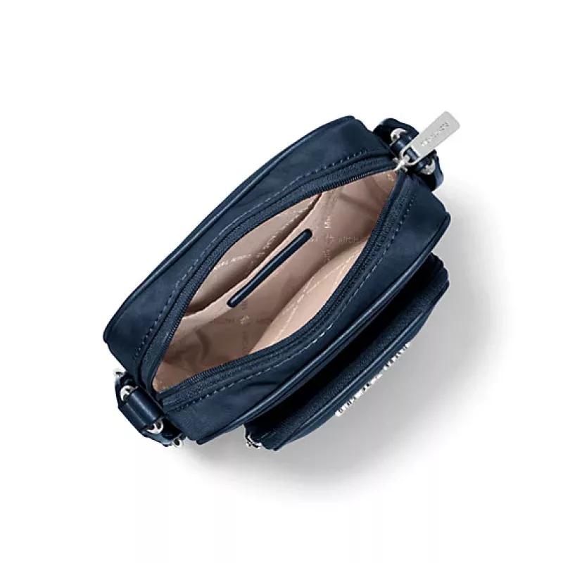 Michael Kors Jet Set crossbody tas navy saffiano leer 35T5S5FC5CNAV