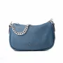 Michael Kors Jet Set Travel crossbody tas Navy Signature coated canvas