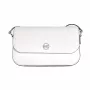 Michael Kors Jet Set Travel Crossbody Tas Optic White Saffiano Leer 35F4STVC1LOPT