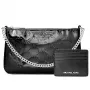 Michael Kors Jet Set Travel crossbody tas set zwart