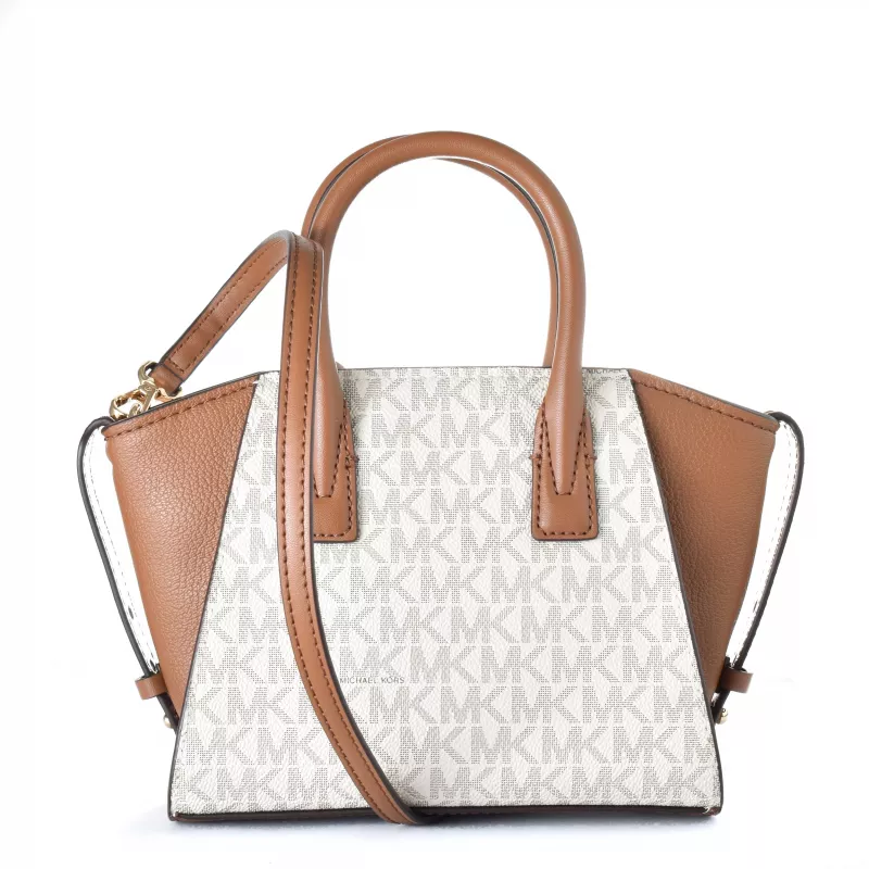 Michael Kors Jet Set Travel crossbodytas Vanilla Signature coated canvas