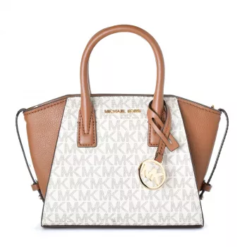 Michael Kors Jet Set Travel crossbodytas Vanilla Signature coated canvas