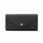 Michael Kors Jet Set Travel large zip around continental portemonnee saffiano leer zwart goudtinten