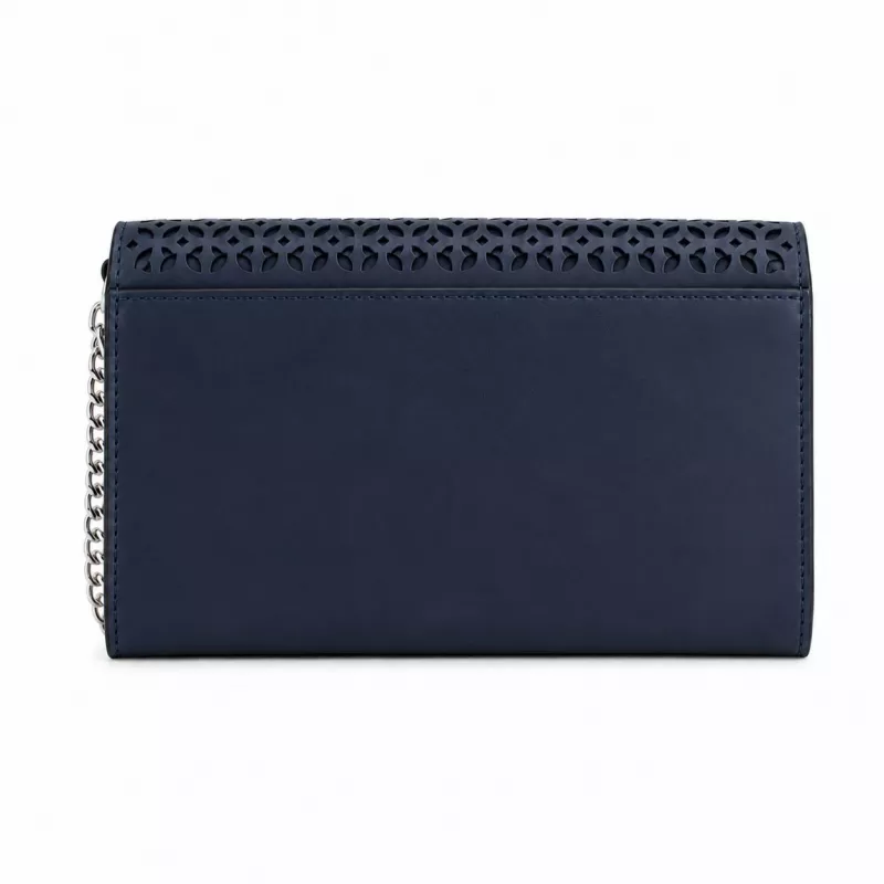 MICHAEL KORS Jet Set Travel Saffiano leren schoudertas marineblauw
