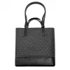 Michael Kors Jet Set Travel saffiano lederen schoudertas zwart 35S4GX9T1BBLA