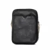 Michael Kors Jet Set Travel kleine schoudertas zwart saffiano leer 35H3GTVC2LBLA