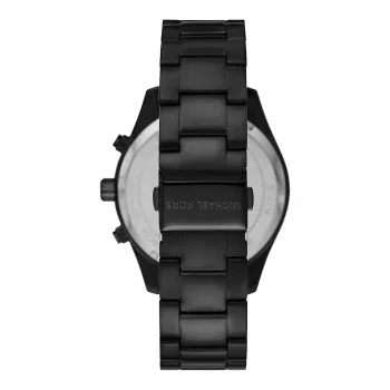 Michael Kors Lexington heren quartz chronograaf horloge MK8899 46mm blauwe wijzerplaat zilver RVS