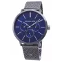 Michael Kors Lexington herenhorloge MK8678 42 mm roestvrij staal blauwe wijzerplaat