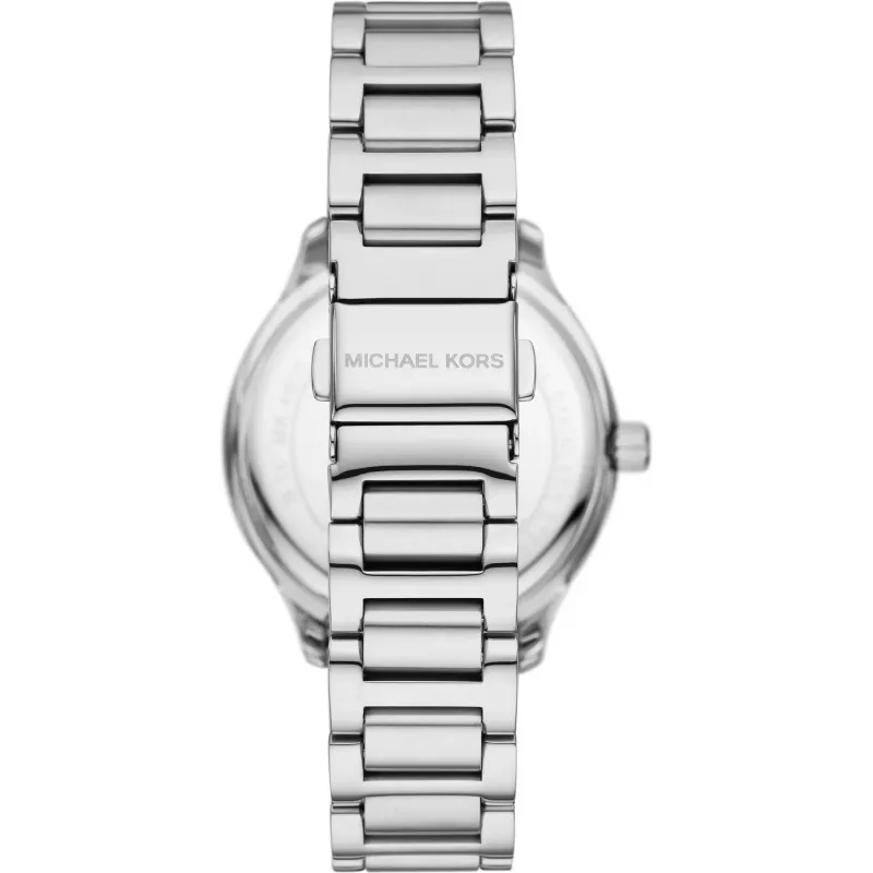 Michael Kors Pyper dames analoog quartzhorloge MK4807 38mm zilver edelstaal