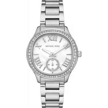 Michael Kors Pyper dames analoog quartzhorloge MK4807 38mm zilver edelstaal