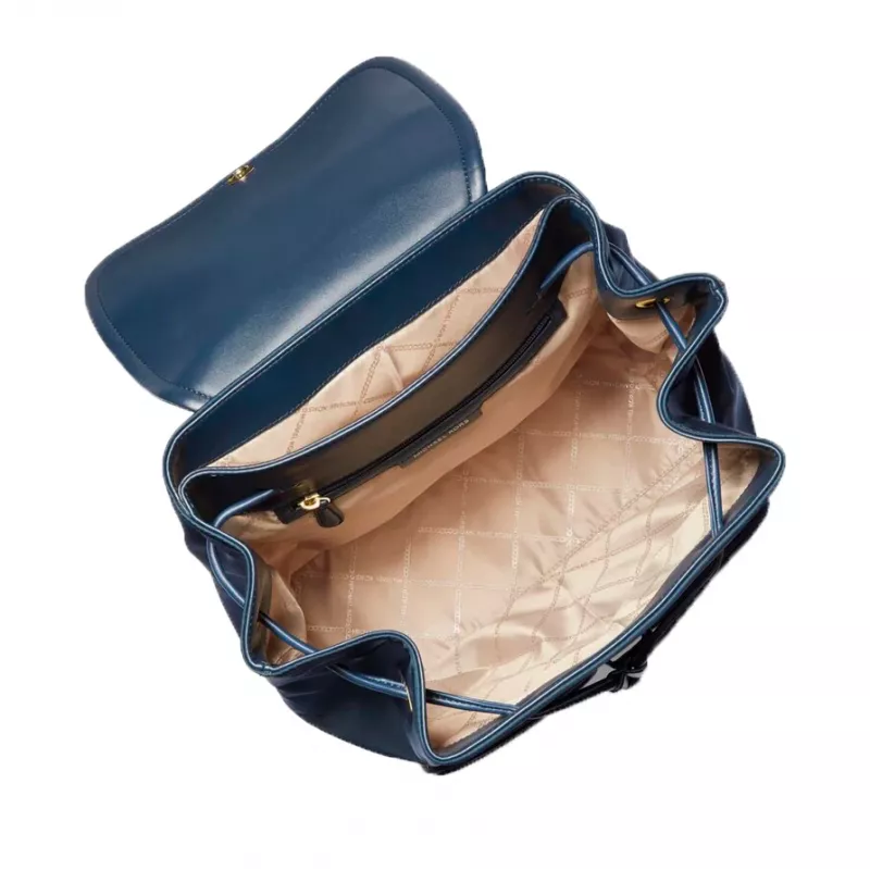 Michael Kors Raven rugzak 30R4GRKB7CNAV Navy signature canvas 30x36x17 cm