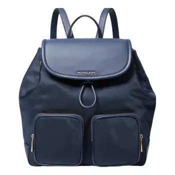 Michael Kors Raven rugzak 30R4GRKB7CNAV Navy signature canvas 30x36x17 cm